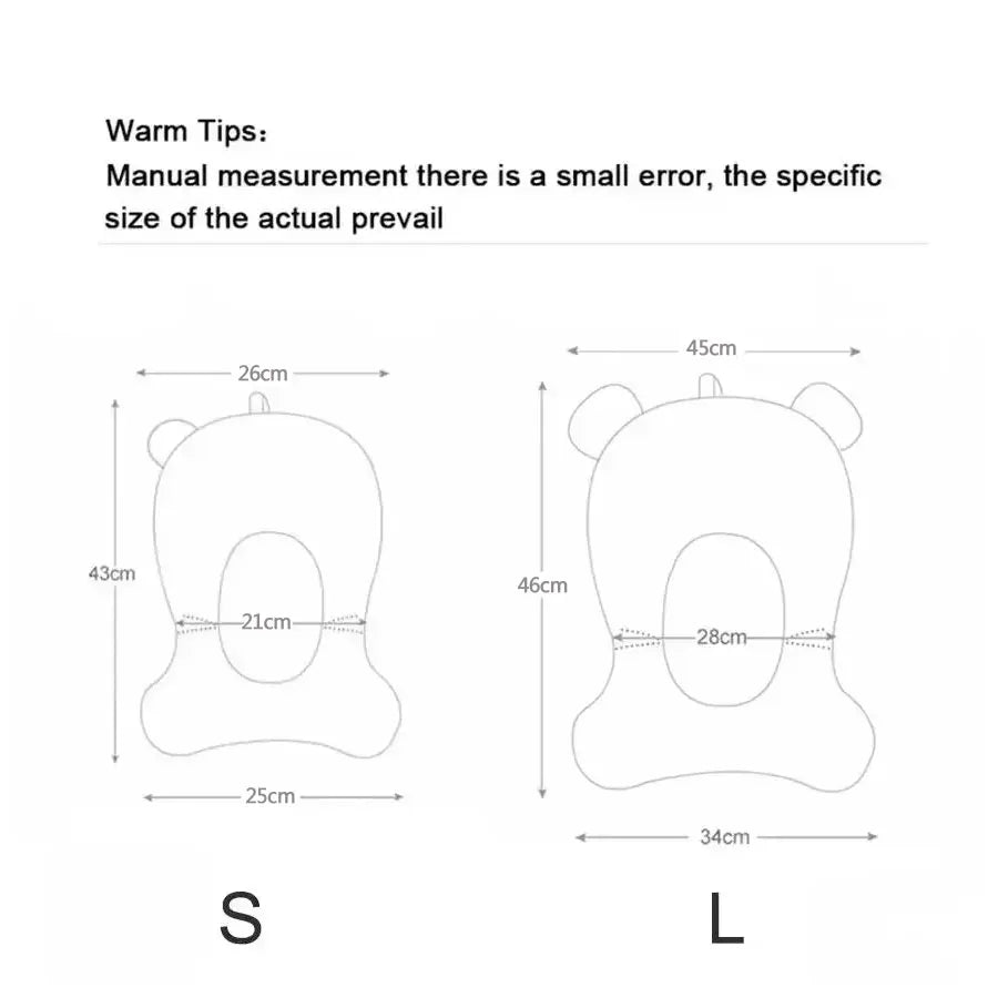 Adjustable Bath Tub Shower Cushion Newborn Support Seat Mat Baby Bath Seat Floating Water Pad Portable Foldable Baby Bathtub Pad