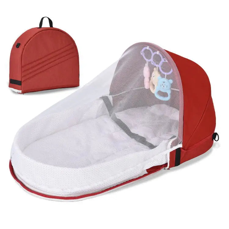 Battilo Baby Crib Multi-function Baby Bed Nest Baby Mosquito Net Foldable Baby Nest Bassinet Infant Sleep Portable Bed