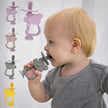 Animal Koala Safe Toddle Teether Chew Toy Teething Ring Infant Baby Silicone Training Toothbrush BPA Free Rodent Baby Accessorie