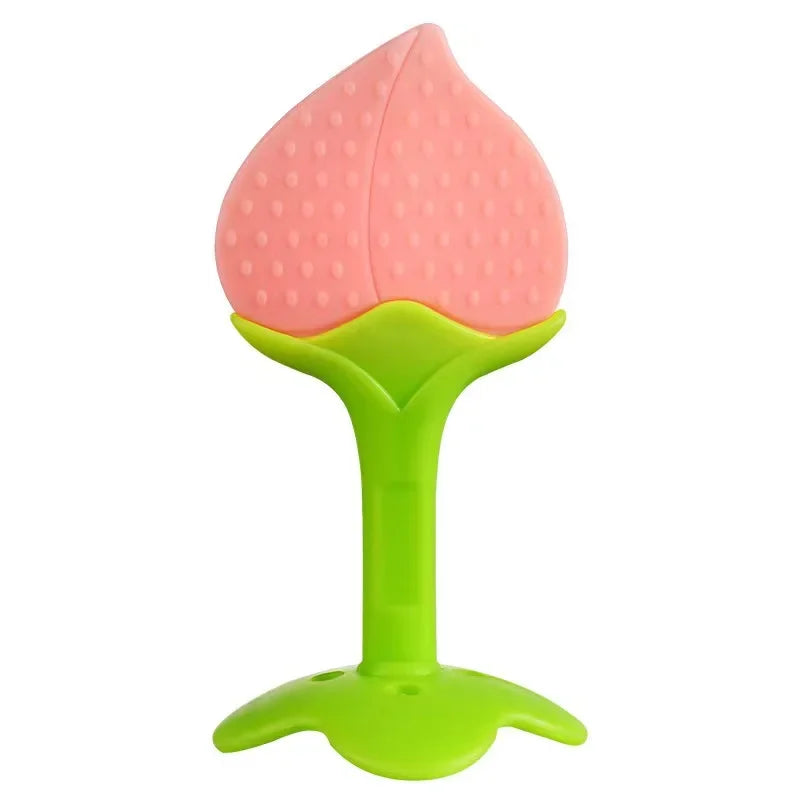 Teething Baby Toy Silicone Teether for Teeth Babies Accessories Newborn Fruit Sucking Chew Toys For Newborn Baby BPA-Fre Gift