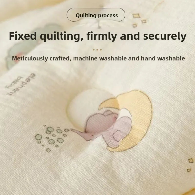 High Quality Cotton Newborn Swaddle Blanket with Cute Bunny Ears Hospital Delivery Wrap Extra Soft Thermal Baby Swaddling New