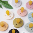 1 Pc Baby Latex Pacifier More Soft close to MOM's breast Round baffle variety colors Younger baby pacifier soother