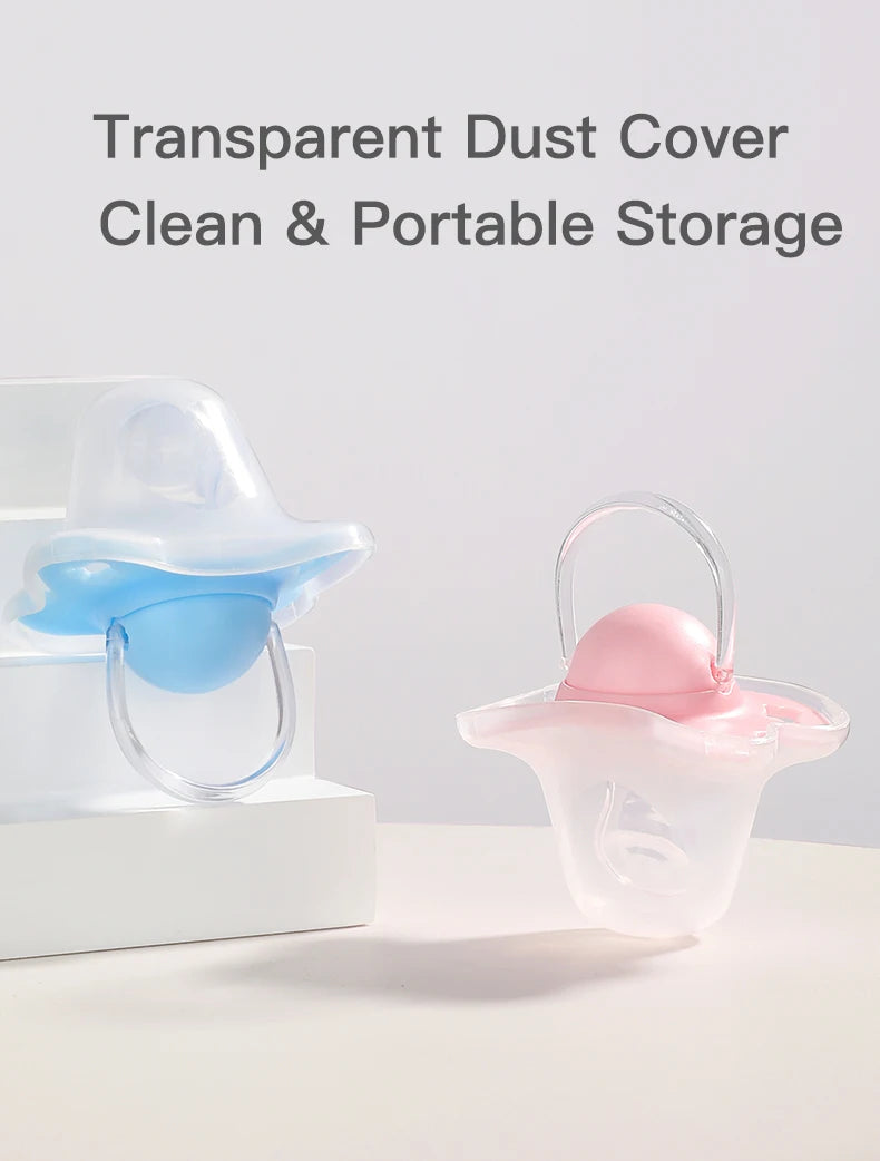 Butterfly Type Thumb Shape Toddlers Soothe Kids Newborn Baby Silicone Teething Pacifier