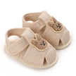 Cute Bear Soft Sole Comfortable Sandals for Infants and Toddlers Baotou Anti Kick First Step Shoes 0-18 Months