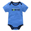 New Baby Boy Clothes Summer 100%Cotton Blue Grey Tie Print Three Piece Short Sleeve Bodysuit Pants vetements bebe For 0-12M