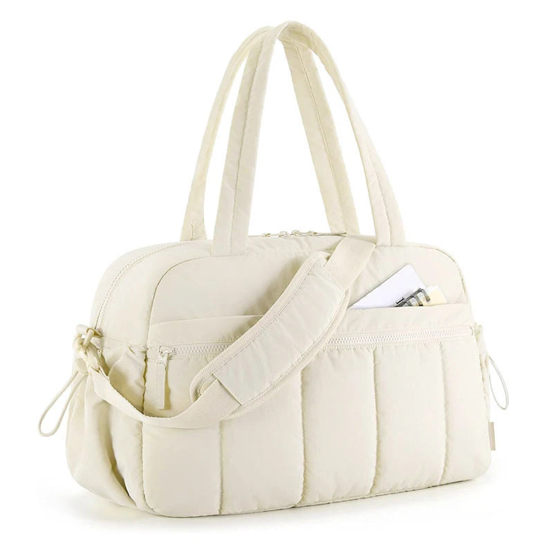 Multifunctional Travel Duffel Bag: Baby Diaper Bag, Gym & Hospital Bag with Waterproof Compartment