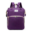 Folding Mommy Bag Lightweight Portable Folding Crib Bed Large-capacity Baby Backpack Female Mommy Outting Bag Mummy Bag