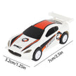 سيارة سباق تناظرية من طراز Carrera Go Scalextric بمقياس 1/64 (1:64) - سيارة سباق كهربائية عالية السرعة - لعبة سيارات سباق الشرطة