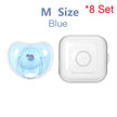 Cartoon Pattern Thumb Shape Toddlers Soothe Kids Newborn Baby Silicone Teething Pacifier