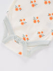 4PCS Newborn Infant Romper Short Sleeve Round Neck Cartoon Animal Flowers Print Bodysuit Onesies For Baby Boys And Girls Clothes