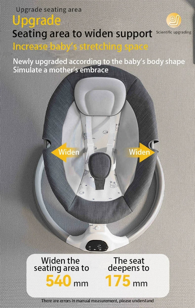 Multipurpose Electric Baby Sleep Rocking Chair Automatic Swing Infant Rocker Comfort Cradle Stroller Toys for Baby 0-3 Years Old