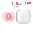 Cartoon Pattern Thumb Shape Toddlers Soothe Kids Newborn Baby Silicone Teething Pacifier