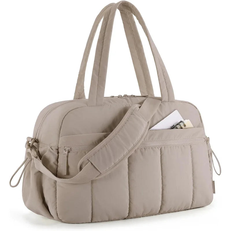 Multifunctional Travel Duffel Bag: Baby Diaper Bag, Gym & Hospital Bag with Waterproof Compartment