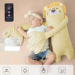 Remote Control Electric Baby Sleep Toy Cartoon Bear Shaped Plush Soothing Dolls Cartoon Baby Sleep Aid Comfort Soother Pillow