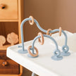 Baby Toy Silicone Educational Toys Infant Montessori Toy Teething Track Maze Wooden Roller Coaster Bead Baby Accessory Teether
