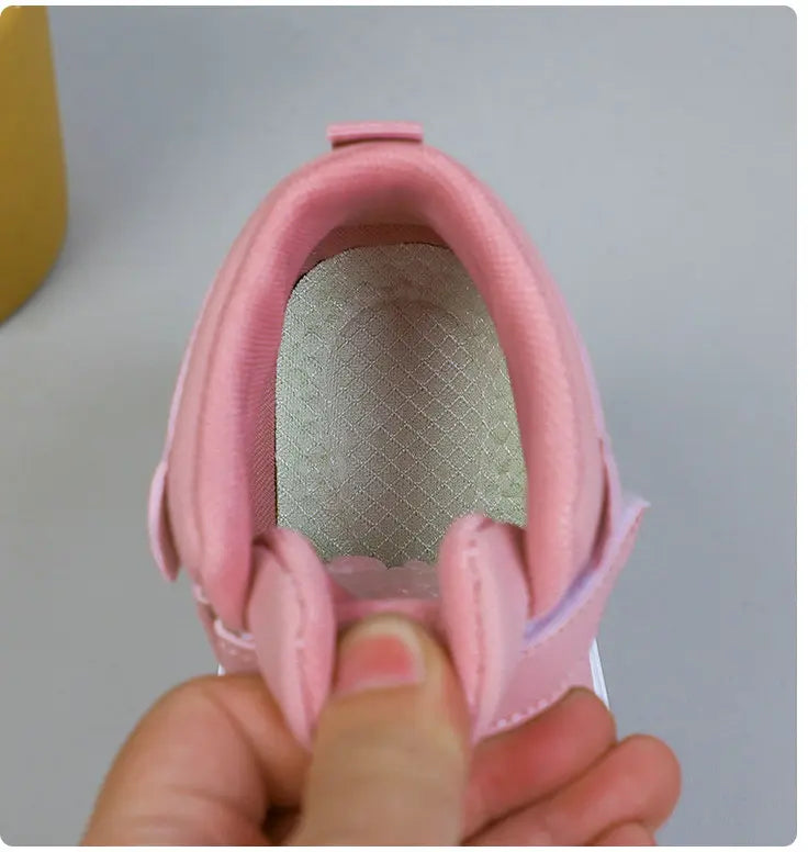 New Kpop Demon Hunter Children Sneakers For Girls High-Top Shoe Autumn White Shoe Casual Running Shoe Anti Slip Soft Sole Tenis