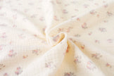 Cotton Swaddle Blanket Baby Blanket Floral Print Muslin Diaper Swaddle New Born Crinkle Fabric Baby Born Stroller Cover
