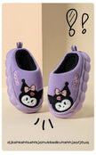 Autumn Winter Children Cotton Slippers Boys Toddler Indoor Anti Slip Warm Home Slipper Kids Girls Baby Cute Cartoon Plush Shoes