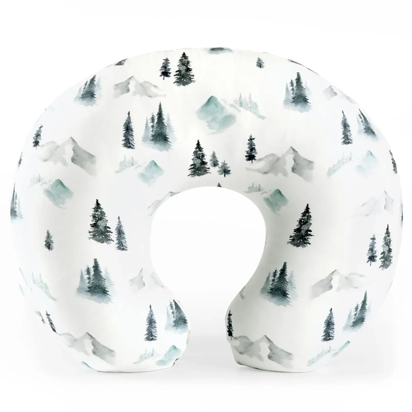 Breathable Stretch Nursing Pillow Cover Detachable Infant Support Cushion Versatile Baby Sitting Aid for Home/Travel 0-12 Months
