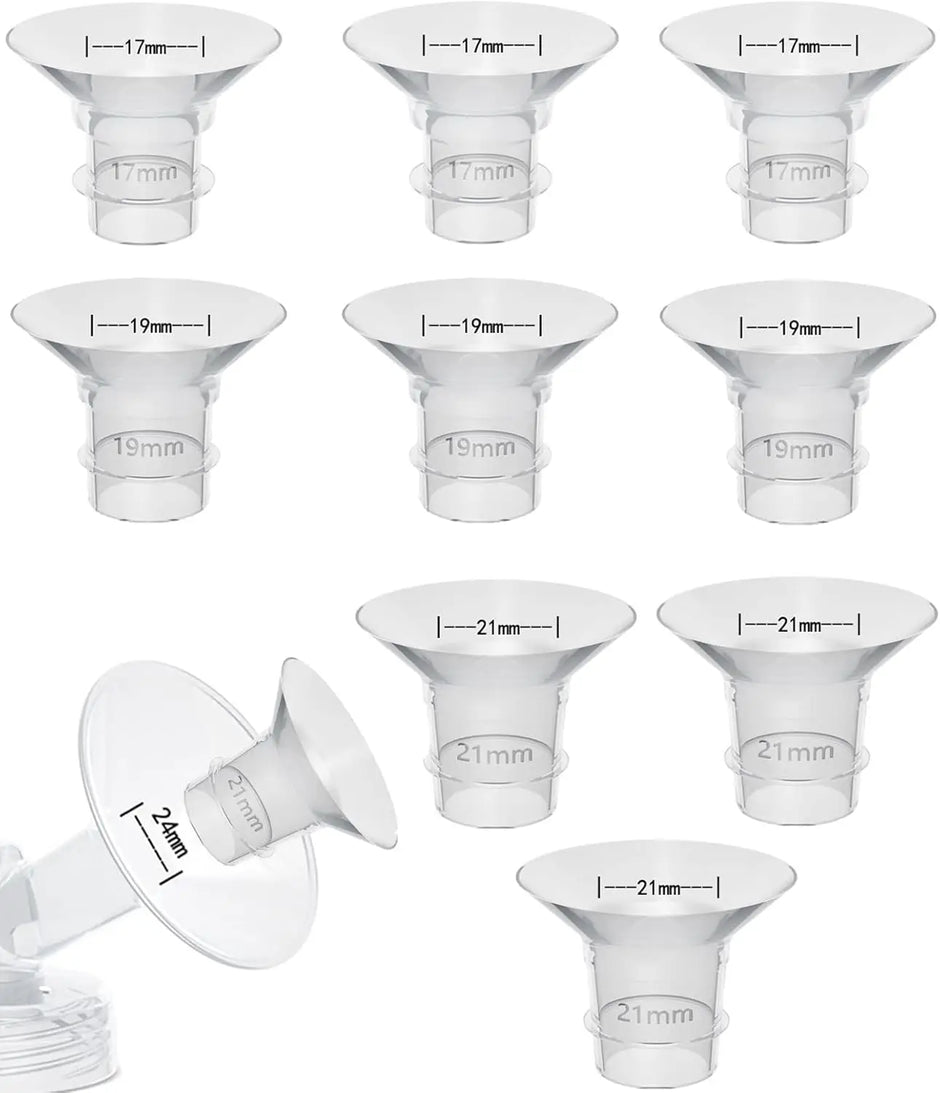 Breast Pump Accessories Flange Inserts 13/15/17/18/19/20/21mm Caliber Size Adaptor Converter Small Nipple Horn Adapter