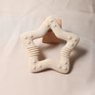New star silicone teether Food Grade heart baby Teething toy