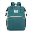 Folding Mommy Bag Lightweight Portable Folding Crib Bed Large-capacity Baby Backpack Female Mommy Outting Bag Mummy Bag