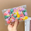 10/20Pcs/Set Cute Cartoon Rubber Elastic Hair Bands Girls Not Hurt Hair Small Scrunchie Kids Sweet Hair Ties Hair Accessories
