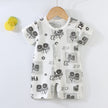 New Baby Onesies Climbing Clothes Pure Cotton Summer Newborn Boys Girls Rompers Short-Sleeved Thin Harness Infant Clothes