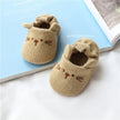 Toddler Girl Knitted Shoes First Walkers Snow Boots Newborn Baby Autumn Winter Cotton Warm Soft Sole Plush Prewalker 0-18Months