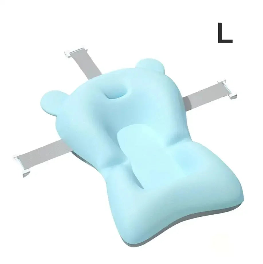 Adjustable Bath Tub Shower Cushion Newborn Support Seat Mat Baby Bath Seat Floating Water Pad Portable Foldable Baby Bathtub Pad