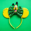 Mickey Mouse Ears Headbands for Baby Girls Daisy Duck Hairbands Donald Duck Headwear Adults Women Bows Hair Accessories