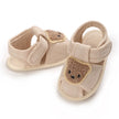 Cute Bear Soft Sole Comfortable Sandals for Infants and Toddlers Baotou Anti Kick First Step Shoes 0-18 Months