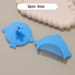 2pcs Set Infant Silicon Head Massager Fetal Head Fat Comb Toddler Bathing Soft Comb Newborn Hair Cleaning Baby Care Accessories