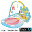 Baby Fitness Stand Music Play Gym Activity Toys Newborn Piano Crawling Blanket Pedal Game Pad Early Education 0-36 Months Gifts
