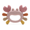 Crab-Shaped Baby Teether  Food-Grade Silicone Teething Toy  BPA-Free Chillable Infant Teether for Sore Gums 0-24 Months