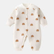 Baby Clothes Bodysuit&One Pieces Boys Girls Newborn Rompers Solid Color 100 Cotton 0-24M Long Sleeve Loungewear Outfit