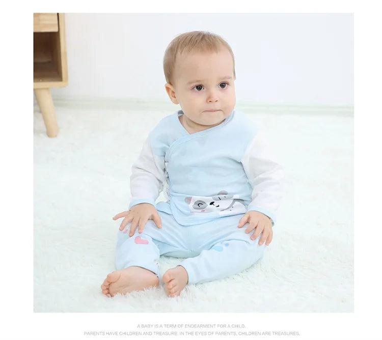 Lawadka 18piece/lot Newborn Baby Clothes For Girls Boys Sets 100% Cotton Infant Spring Autumn Soft Boy Clothing New born Hat Bib