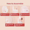 NCVI Electric Breast Pump,Wearable for Breastfeeding,Hands-Free, 4 Modes 9 Levels, 3 Flange Sizes(19/21/24mm), Smart Display