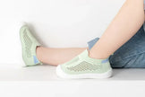 Breathable Mesh Toddler Sneakers (0-3T)