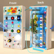 Montessori Busy Board Children Toys Led Light Switch Simulate Car Steering Wheel Travel Activities Sensory Game Educational Toys