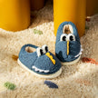 Cheerful Mario Children's winter cotton slippers Cartoon animals indoor soft and comfortable cotton shoes