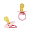 1 Pc Baby Latex Pacifier More Soft close to MOM's breast Round baffle variety colors Younger baby pacifier soother