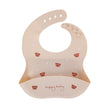 Waterproof Bibs For Kids Feeding Baby Eating Stuff Soft Silicone Babeast Cartoon Printed Adjustable Baby Tasting Feeding Bibs
