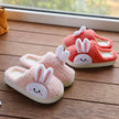 New Slippers For Home For Children Boys Girls Autumn Winter Home Furry Cute Flip Flops Rabbit Indoor Wooden Floor Warm Cotton Sh