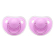 2pcs/pack Baby Pacifier Soother with Cover for Daily and Night Use