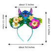 2025 New Style Mickey Minnie Ear Headband Sequin Bows Girl Adult Kids Halloween Party Cosplay Hair Accessories Princess Hairband