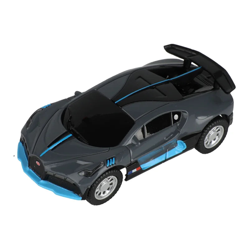 سيارة سباق تناظرية من طراز Carrera Go Scalextric بمقياس 1/64 (1:64) - سيارة سباق كهربائية عالية السرعة - لعبة سيارات سباق الشرطة