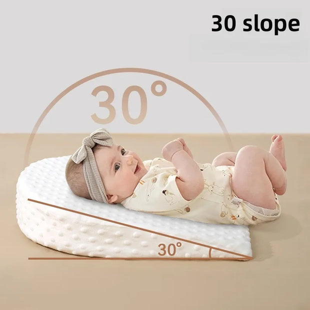 Newborn Slope Pillows Positioning Baby Anti Reflux Cotton Nursing Pillow Feeding AntiSlip Non‑slip Pillow Baby Sleep Pillows