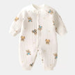 Baby Clothes Bodysuit&One Pieces Boys Girls Newborn Rompers Solid Color 100 Cotton 0-24M Long Sleeve Loungewear Outfit
