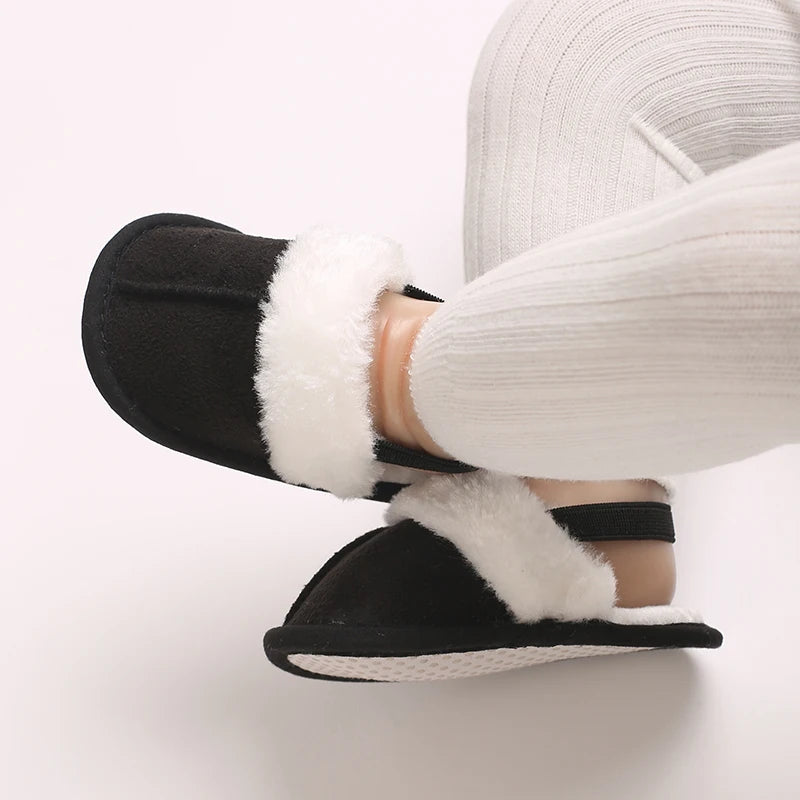 Cozy Plush Baby Slippers (0-18M)